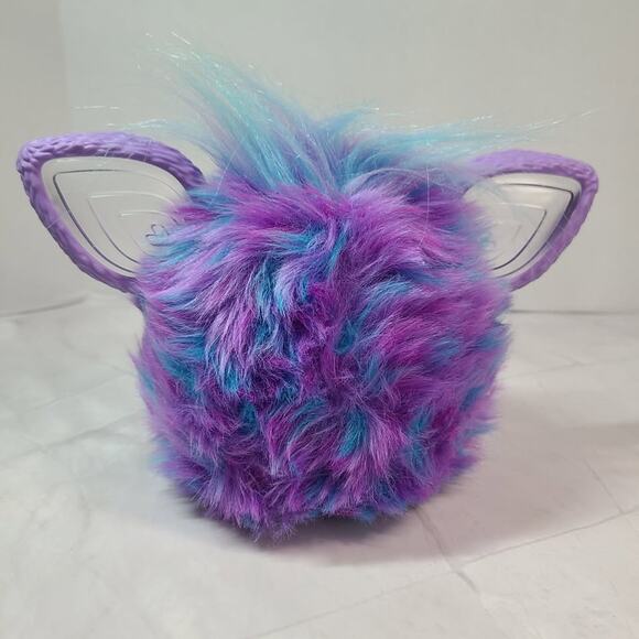 Furby 2023 Purple Tie Dye Interactive Plush Toy - Picture 5 of 7